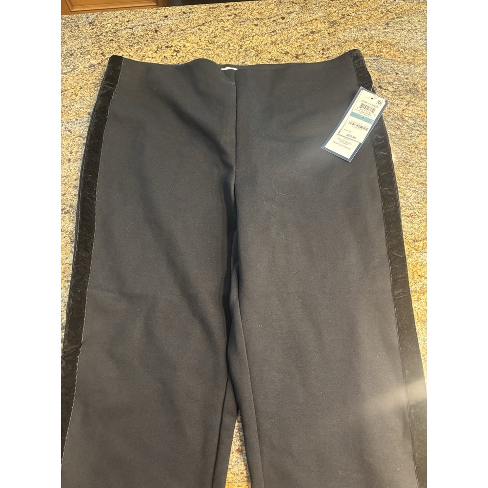 NWT Charter Club Women's Skinny Leg Pants Size 16 Velvet Side Panel